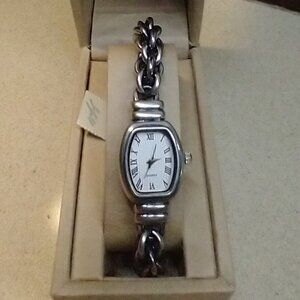 J. Jill Silver Bracelet Watch - New in Box with tags!